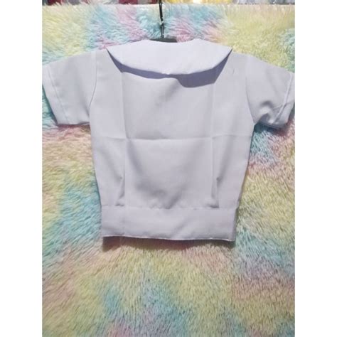 School Uniform Blouse Baby Collar Shopee Philippines