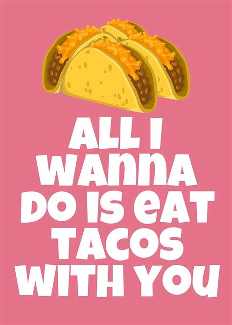 funny tacos valentine cute love card valentine s day card eat tacos with you taco lover