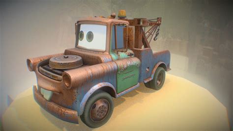 Tow Mater - 3D model by hinxlinx [0dc5c80] - Sketchfab