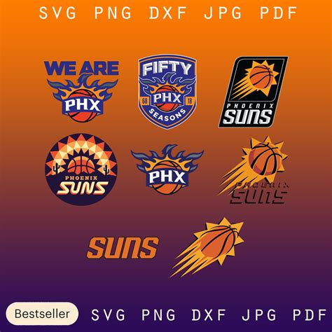 Phoenix Suns NBA Sport Team Logo Basketball SVG /cut file for | Etsy