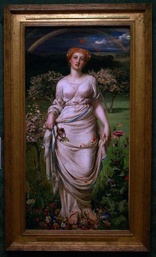 Gentle Spring By Fredrick Sandys Pre Raphaelite Paintings Pre