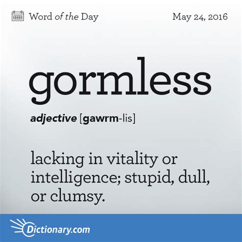 Vitality definition, exuberant physical strength or mental vigor: Dictionary.com's Word of the Day - gormless - Chiefly ...