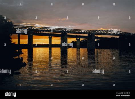 Where history meets modernity: Two bridges span the Vaal River under a