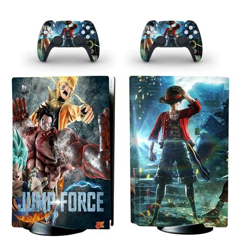 Jump Force Ps5 Standard Disc Skin Sticker Decal Cover For Playstation 5