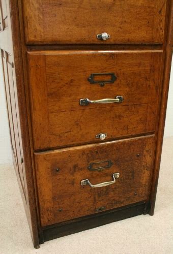 Are your files creating a mess in your office? Antique Oak Filing Cabinet by Kenric Efferson | ANTIQUES ...