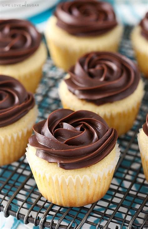 Remove some of the batter and mix with orange food coloring. Boston Cream Pie Cupcakes - Life Love and Sugar