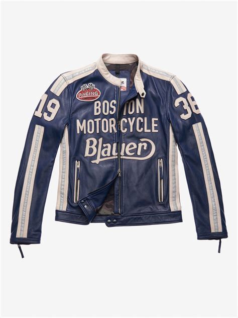 Thomas Leather Motorcycle Jacket Blauer® Leather Jacket Men Style