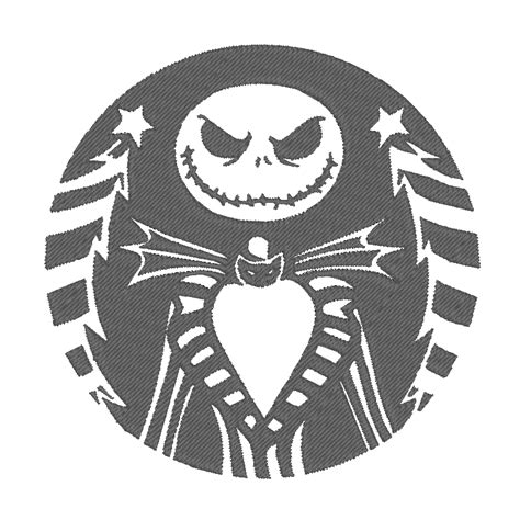 Motif broderie machine Ecusson l'étrange noël de monsieur Jack