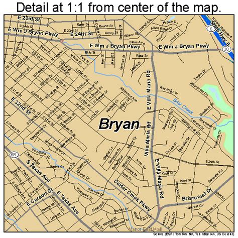 Bryan Texas Street Map 4810912