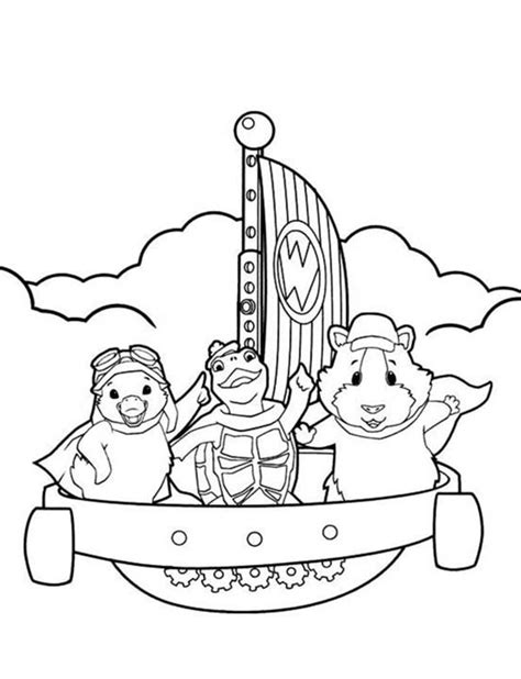 Sali Across The Eas In Wonder Pets Coloring Page