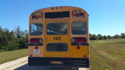 1989 Blue Bird International School Bus S1800 Walk Around Youtube