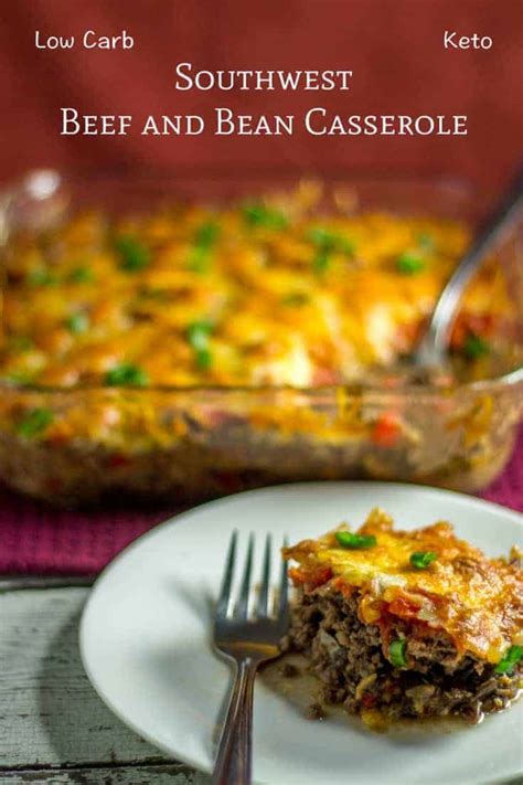 Low carb/low sodium taco salad recipe diaries. Southwest Casserole with Ground Beef and Beans | Low Carb Yum