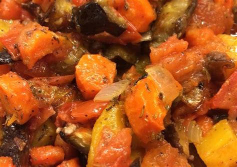 Roasted Vegetable Ratatouille Recipe By Tamiller1954 Cookpad