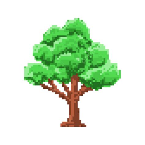 Pixel Art Clipart Png Images Pixel Art Green Tree Pixel Art Green