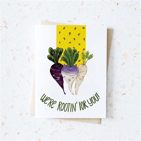 Congratulations Food Greeting Card Funny Veggie Puns Celebration