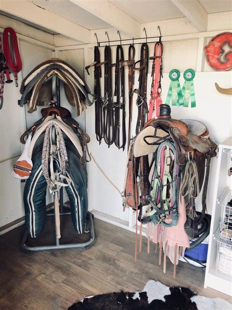 Tour A California Tack Room With Western Style Stable Style Horse