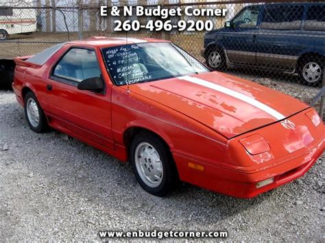 Used 1989 Dodge Daytona Es Hatchback For Sale In Fort Wayne In 46825 E