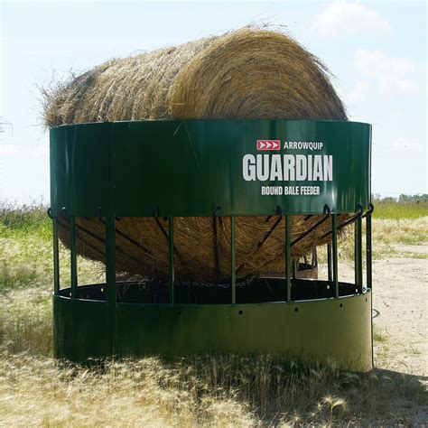 Guardian Round Bale Feeder No Waste Hay Feeder Arrowquip