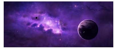 Space Wide Ultra Purple Planet Desktop Planets