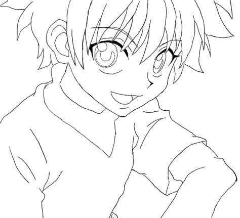 Killua Lineart by TheBravePL on DeviantArt