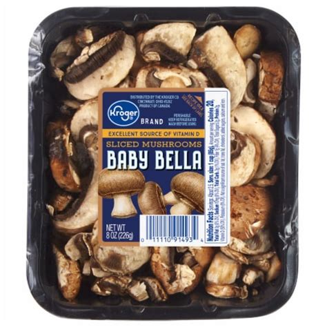 Baby Bella Sliced Mushrooms 8 Oz Frys Food Stores