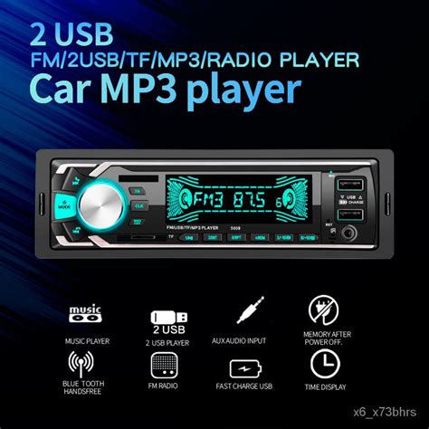 12v Multifunction Radio Car Autoradio 1 Din Bluetooth Sd Mp3 Player