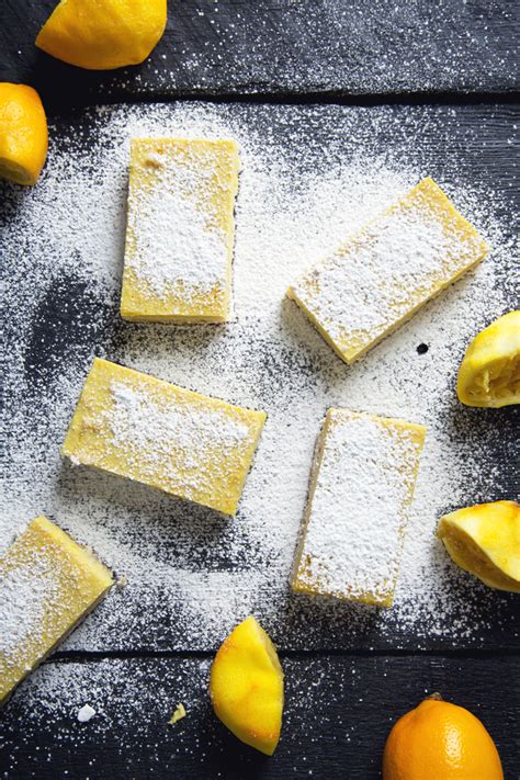 Chow down on these healthy lemon bars for a treat that's deliciously sweet yet low in sugar! Gluten-Free & Vegan Lemon Bars