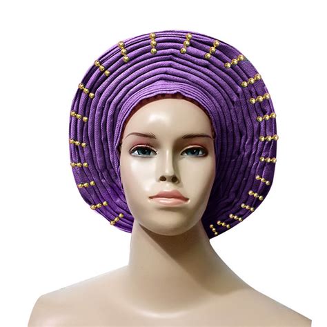 Buy Nigerian Gele Aso Oke African Headtie Hele Turban