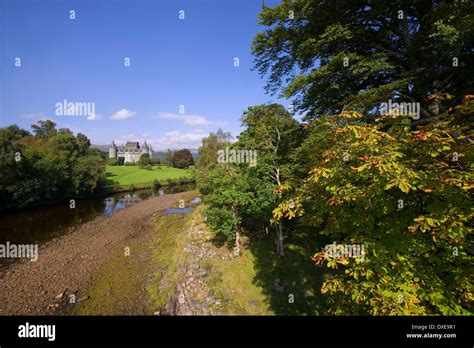 Early Autumn View Of Inveraray Castle Argyll Stock Photo Alamy