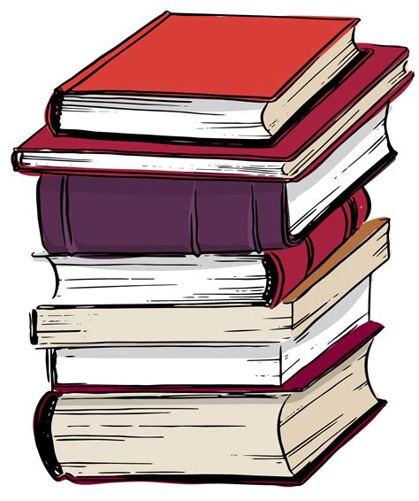 Book Stack Png Isolated Photo Png Mart