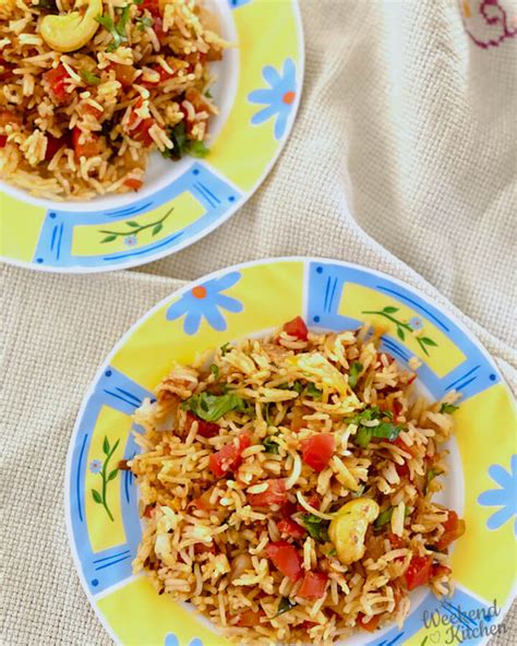 Tomato Rice Leftover Rice Recipes My Weekend Kitchen
