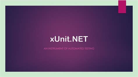 Using Xunit Mstest Or Nunit To Test Net Core Libraries My Xxx Hot Girl