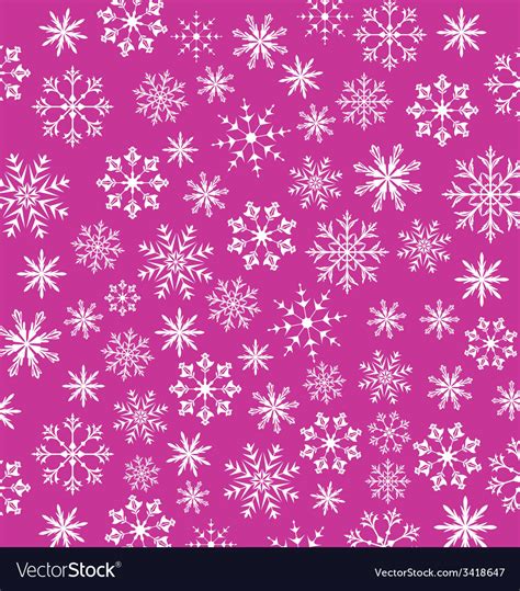 Noel Pink Wallpaper Snowflakes Texture Royalty Free Vector