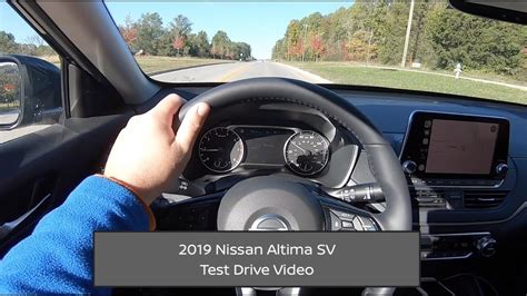 2019 Nissan Altima Sv Test Drive Review Youtube