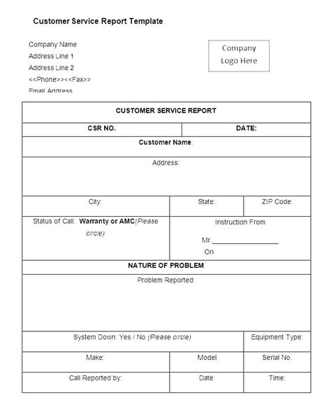 Sales Visit Report Template Downloads 5 Templates Example