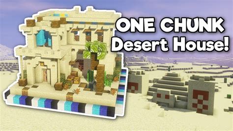 This is a great place for building ideas. Minecraft: Desert House in ONE CHUNK! Tutorial - YouTube