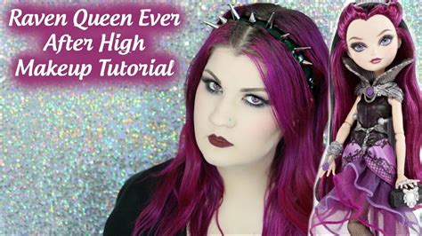 Ever After High Raven Queen Makeup Tutorial By Emma
