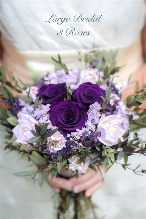 Wedding flower terminology, budget, tips and inspiration to help you make those pesky floral decisions. Purple Bouquet Dried Flower Bouquet Plum Lavender and ...