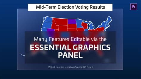In premiere pro at the top menu, you see windows option and in it, you get an option of essential graphics must check it out. Election Elements Kit | MOGRT for Premiere Pro Videohive ...