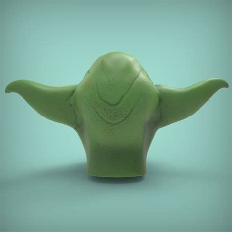 Free Stl File Yoda Head・3d Printer Model To Download Cults