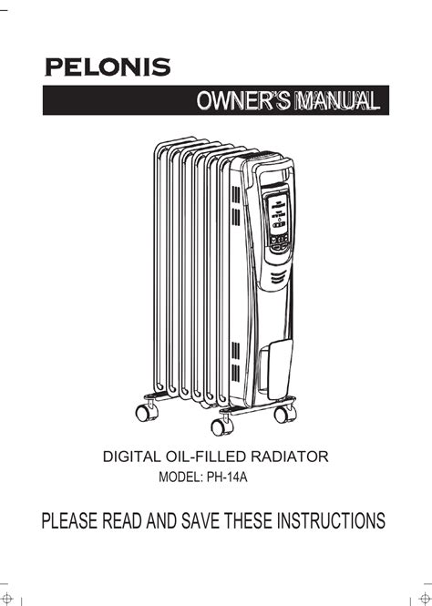 Pelonis Space Heater Manual