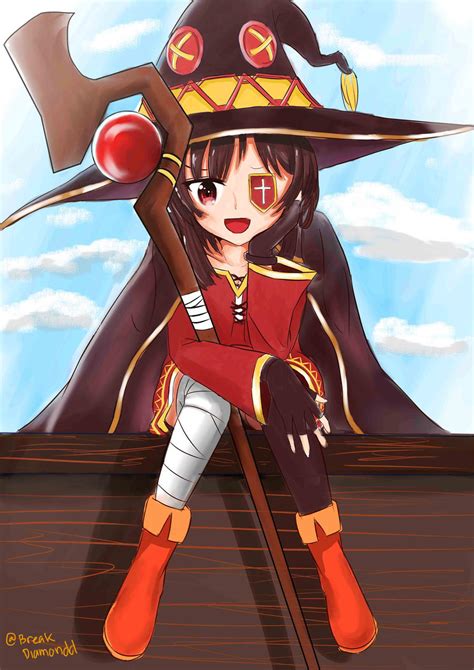 Megumin Fanart By Breakdiamond On Deviantart