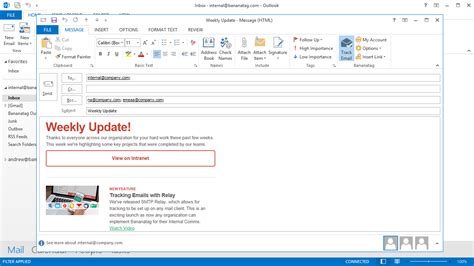 How To Track Internal Emails In Outlook Internal Communications Blog