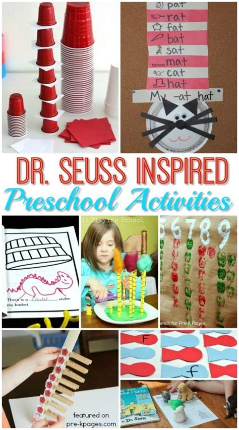 Dr Seuss Math Activities For Preschoolers Estrellaslough