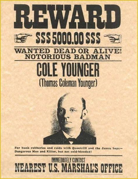 Wild West Wanted Poster Template Free Of Free Wanted Poster Templates To Download