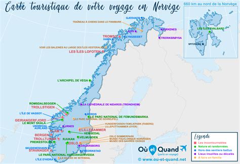 46 Lieux à Visiter en Norvège Que Voir Où Aller Carte Touristique