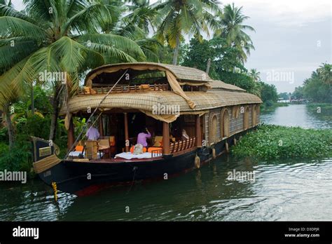 Houseboat In Alleppey Kerala India Stock Photo Royalty Free Image