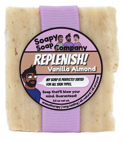 It did not justify my hopes, the smell is harsh, it dries the skin, scrub particles are very. REPLENISH! - Vanilla Almond Bar Soap (vegan, halal ...