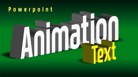 Use the playhead to start animation, and then move playhead to. Powerpoint Text Animation Example(Green Screen in Premiere ...