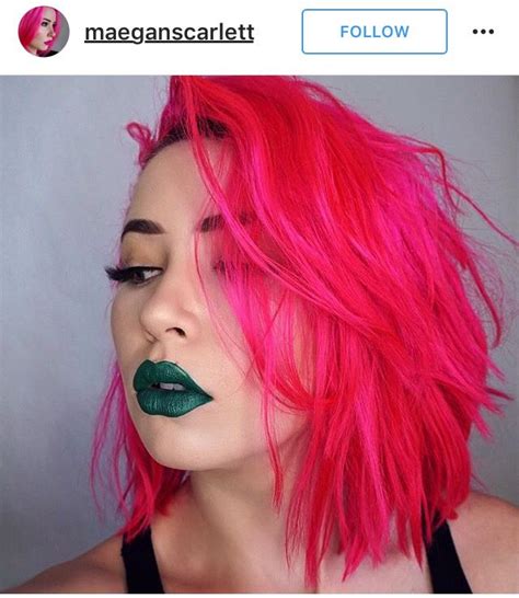 Pin By Hair And Beauty On Hair Color Inspiration Hot Pink Hair Pink